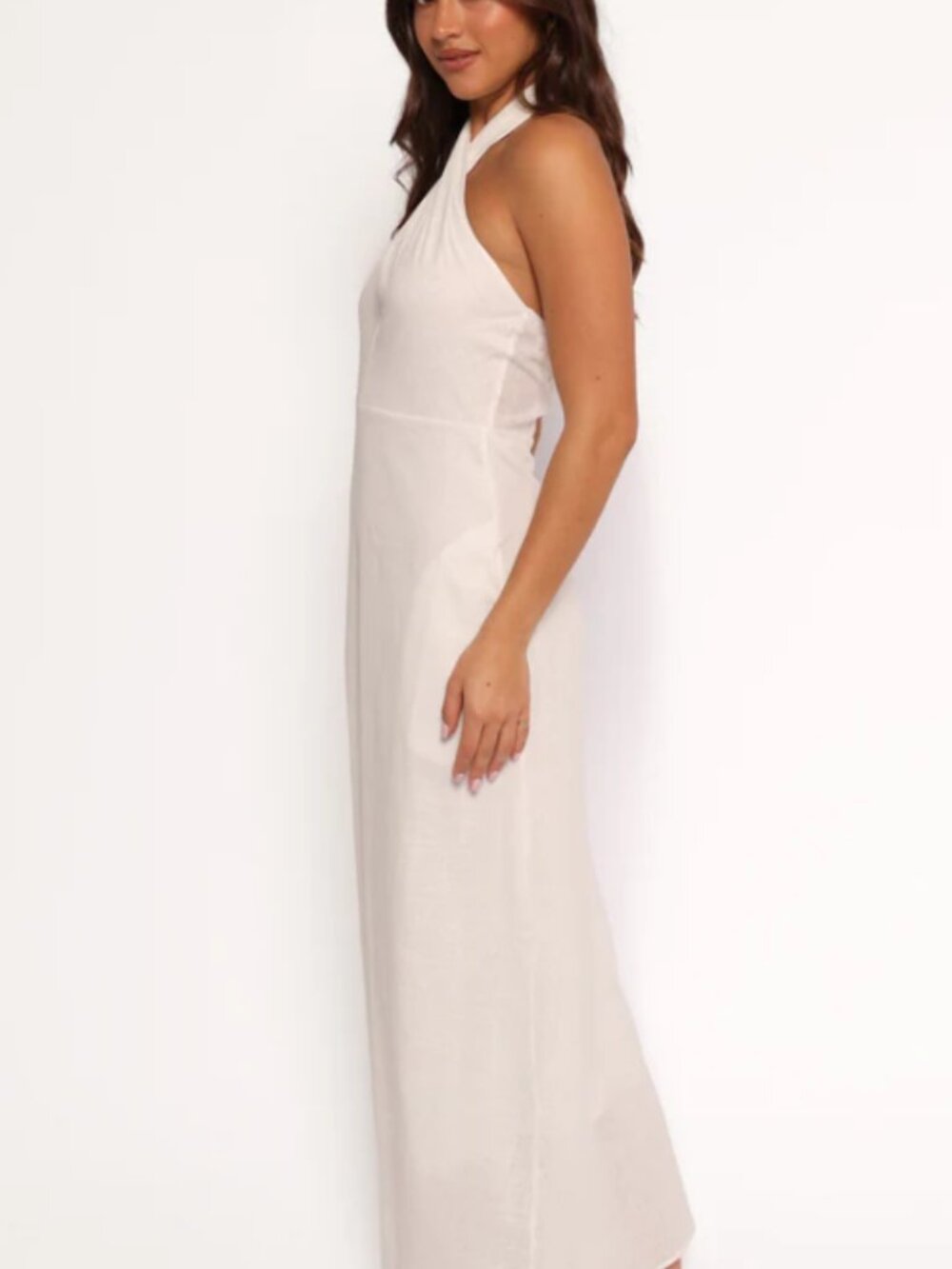 Petal & Pup Betsy Halterneck Maxi Dress White – US Small – NWT (repair needed) - Picture 15 of 16